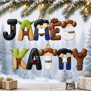 Alphabet Universe Custom Name Ornament - Personalized Gift For Christmas Ornament 01HUTI080926