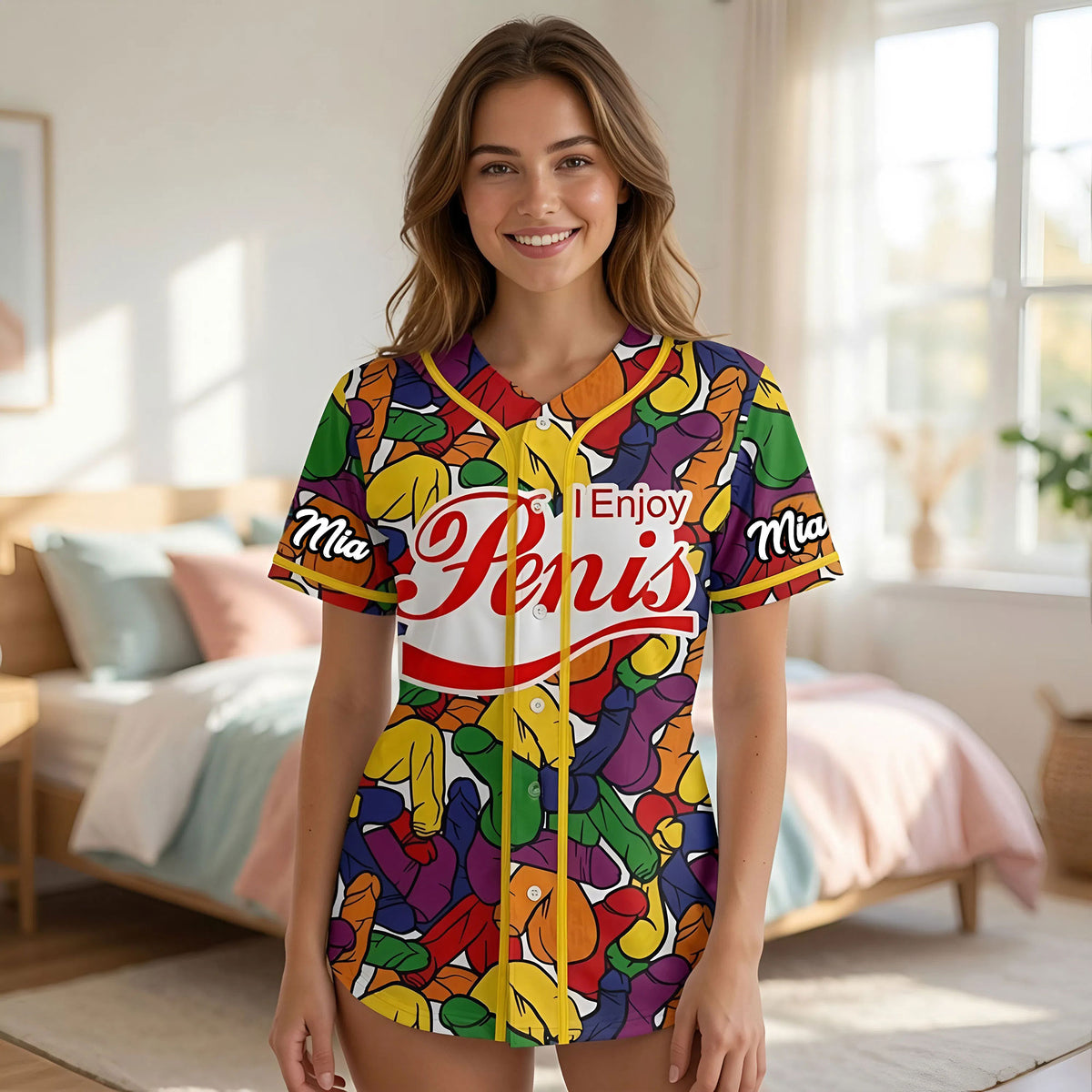 Naughty Penis Baseball Jersey - Personalized Gifts 01nati120626-Homacus
