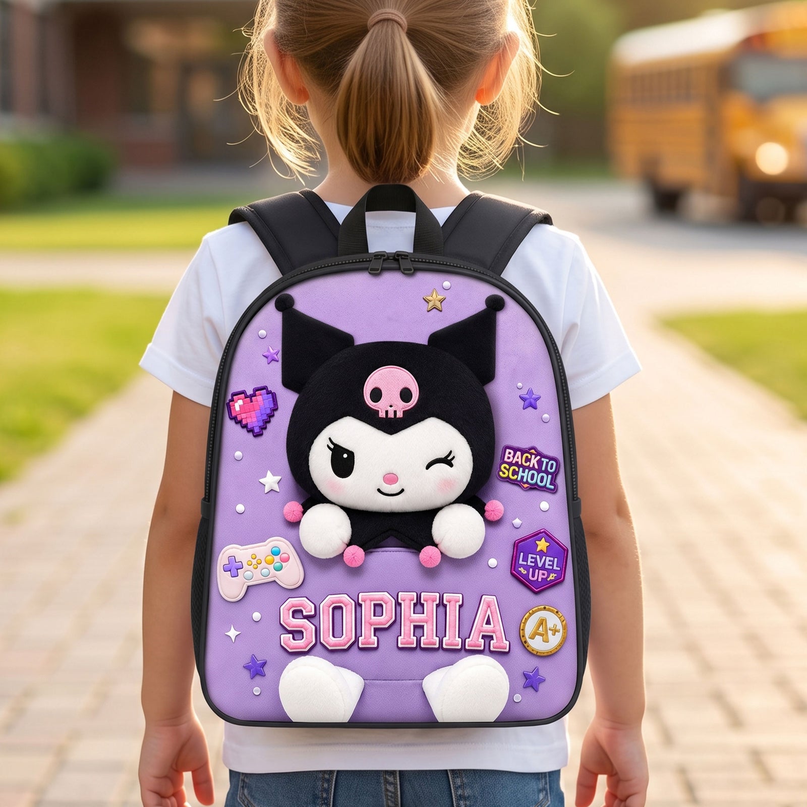 Cute Bunny Backpack - Personalized Gifts For Kids 05HATI260626-Homacus