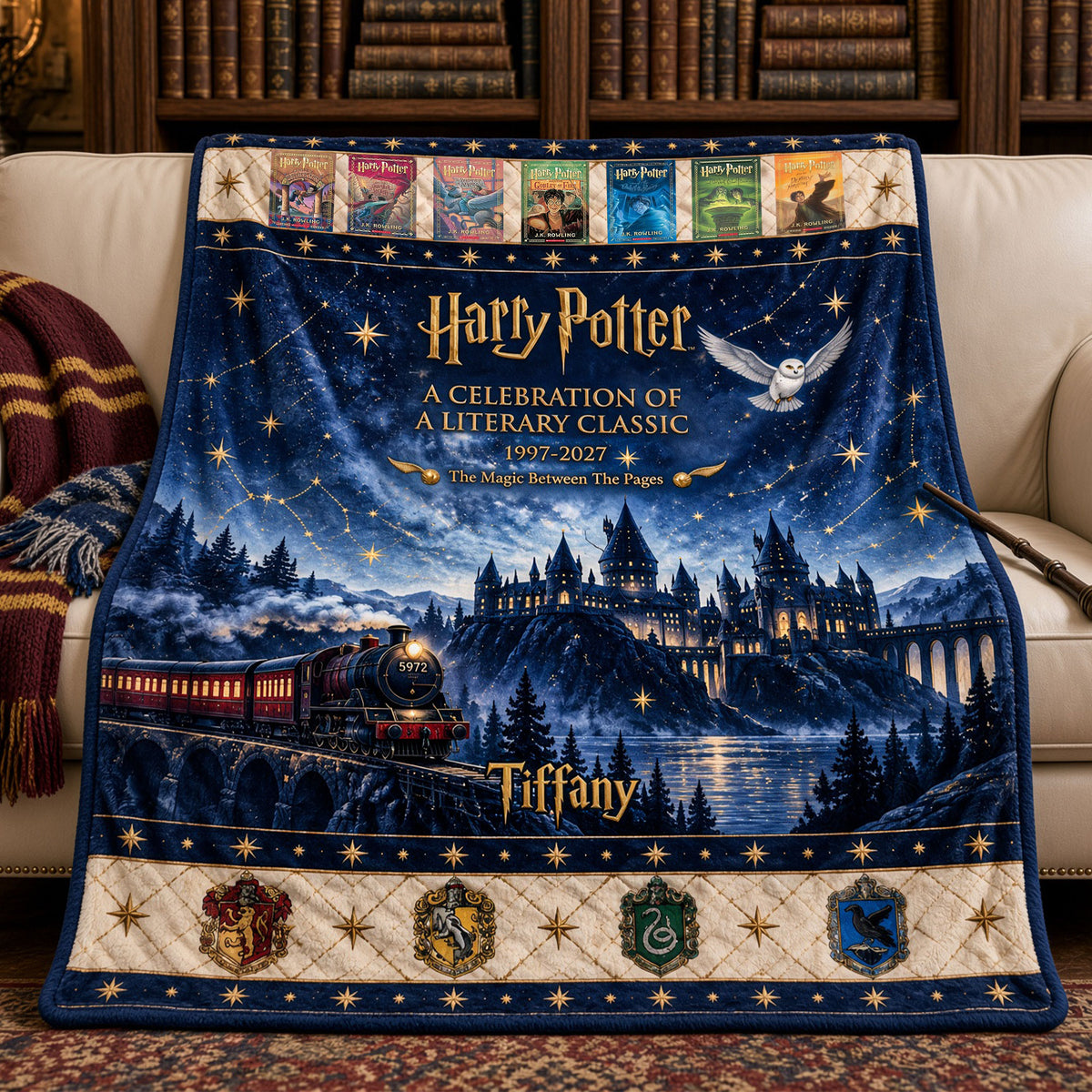Literary Masterpiece Milestone Blanket - Personalized Gifts for Book Lovers 04qhti121026-Homacus