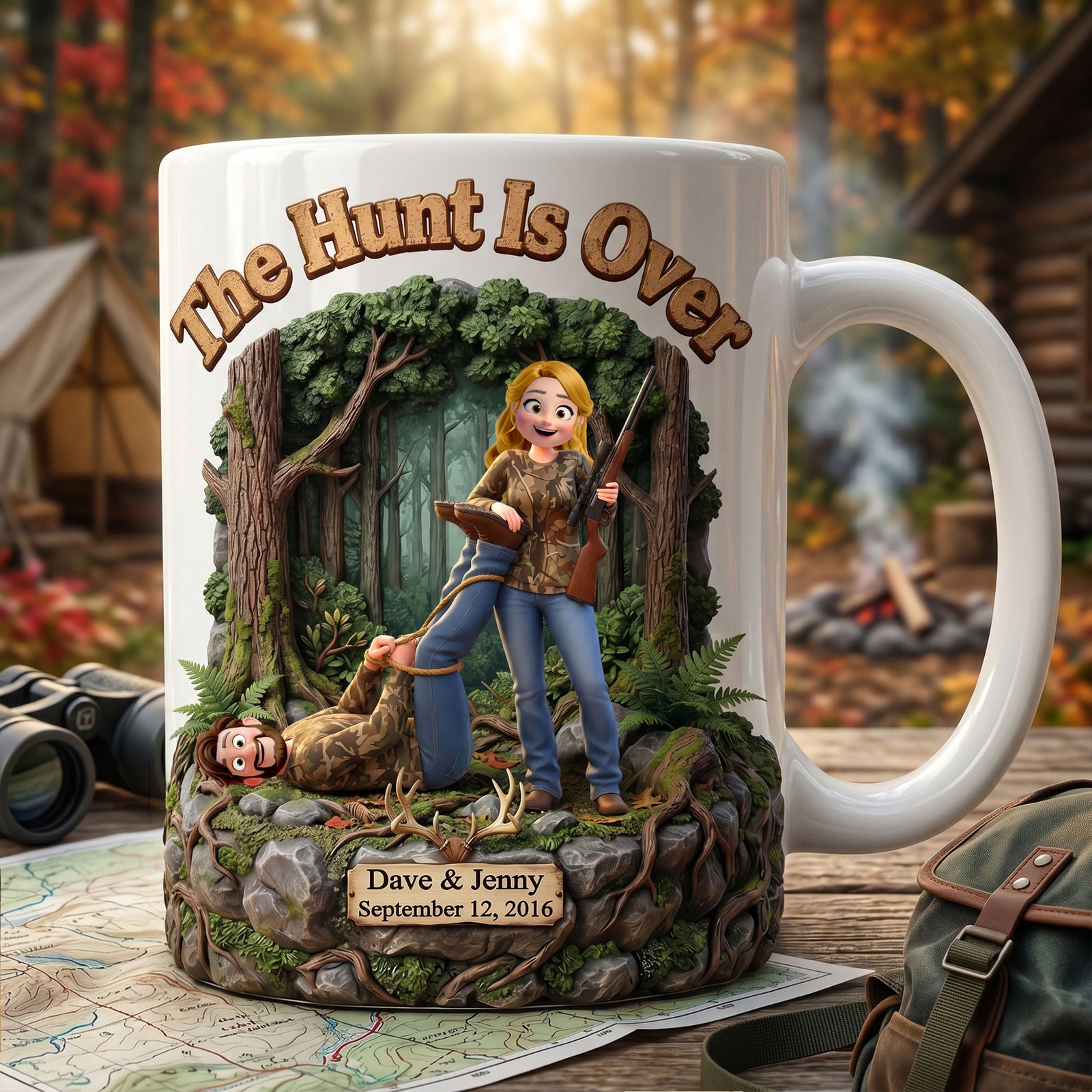 Hunting Couple Coffee Mug - Personalized Gifts For Couple 01huti300526-Homacus
