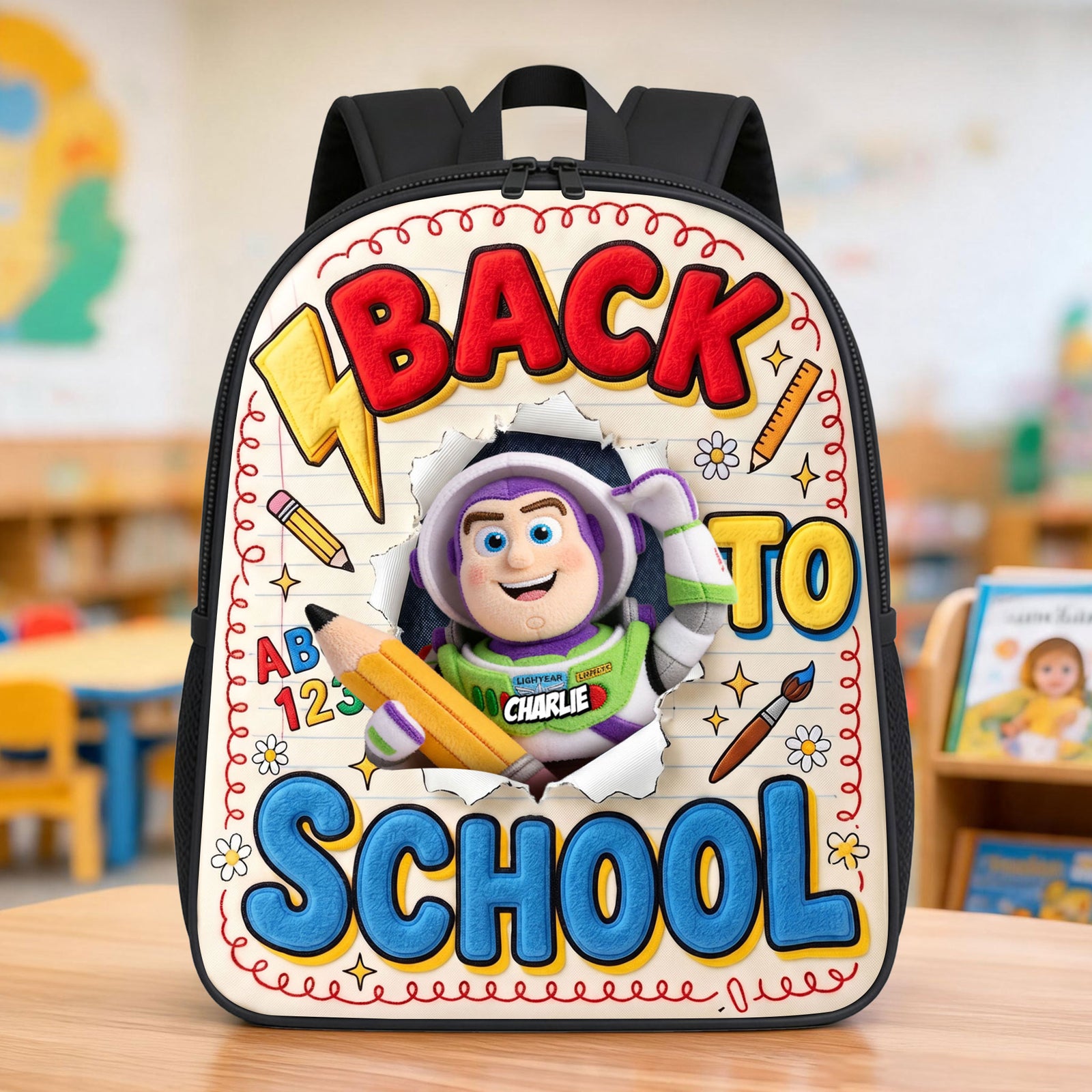 Playful Friends Backpack - Personalized Gifts For Kids School Bag 01pati250626-Homacus