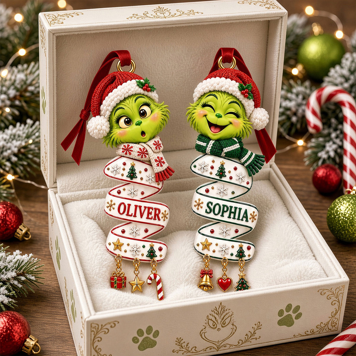 Lovely Mischief Acrylic Ornament - Personalized Christmas Gifts 01tyti290926