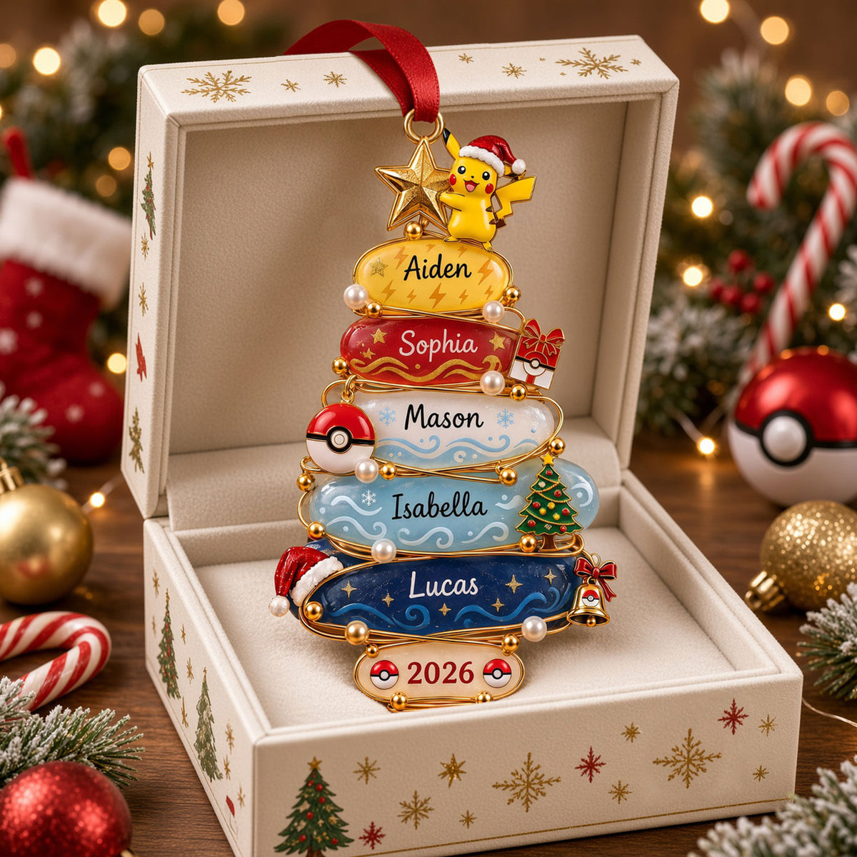 Lovely Mischief Christmas Acrylic Ornament - Personalized Christmas Gifts For Family 01pati081026-Homacus