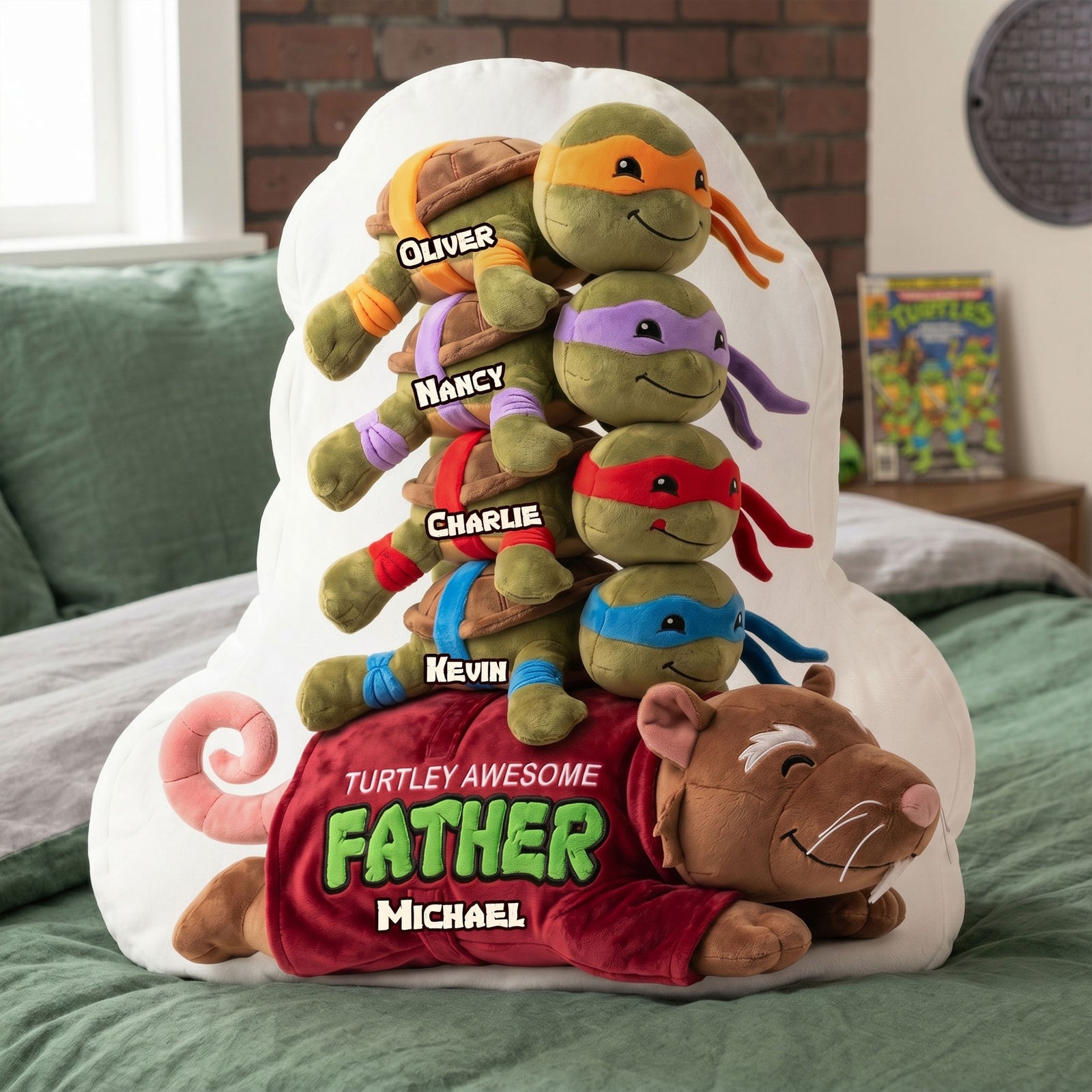 Legend Warrior Dad Squad Pillow - Personalized Gifts For Father's Day Pillow 02NATI120526-Homacus