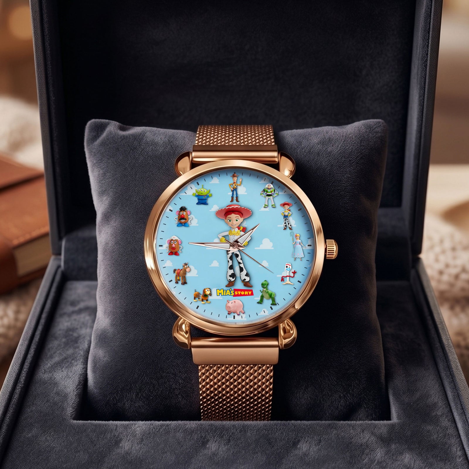Lovely Characters Mesh Strap Quartz - Personalized Gifts 03nati230626-Homacus