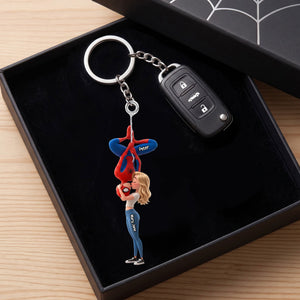 Me and You Was My Favourite Plot Twist Keychain - Personalized Gifts For Couple 02huti040826-Homacus