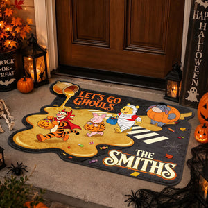 Let's Go Ghouls Custom Shaped Doormat - Personalized Gifts 02hati170826