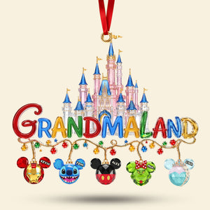 Magical Family Castle Ornament - Personalized Christmas Gifts Family 03OHTI020926