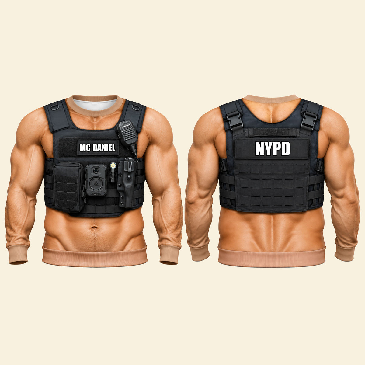 Police Officers Tactical Vest 3D Shirt - Personalized Gifts For Police Officers 02huti201026-Homacus