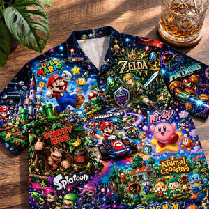 Gaming Universe Hawaiian Shirt - Personalized Gift For Gamers 02NATI010726