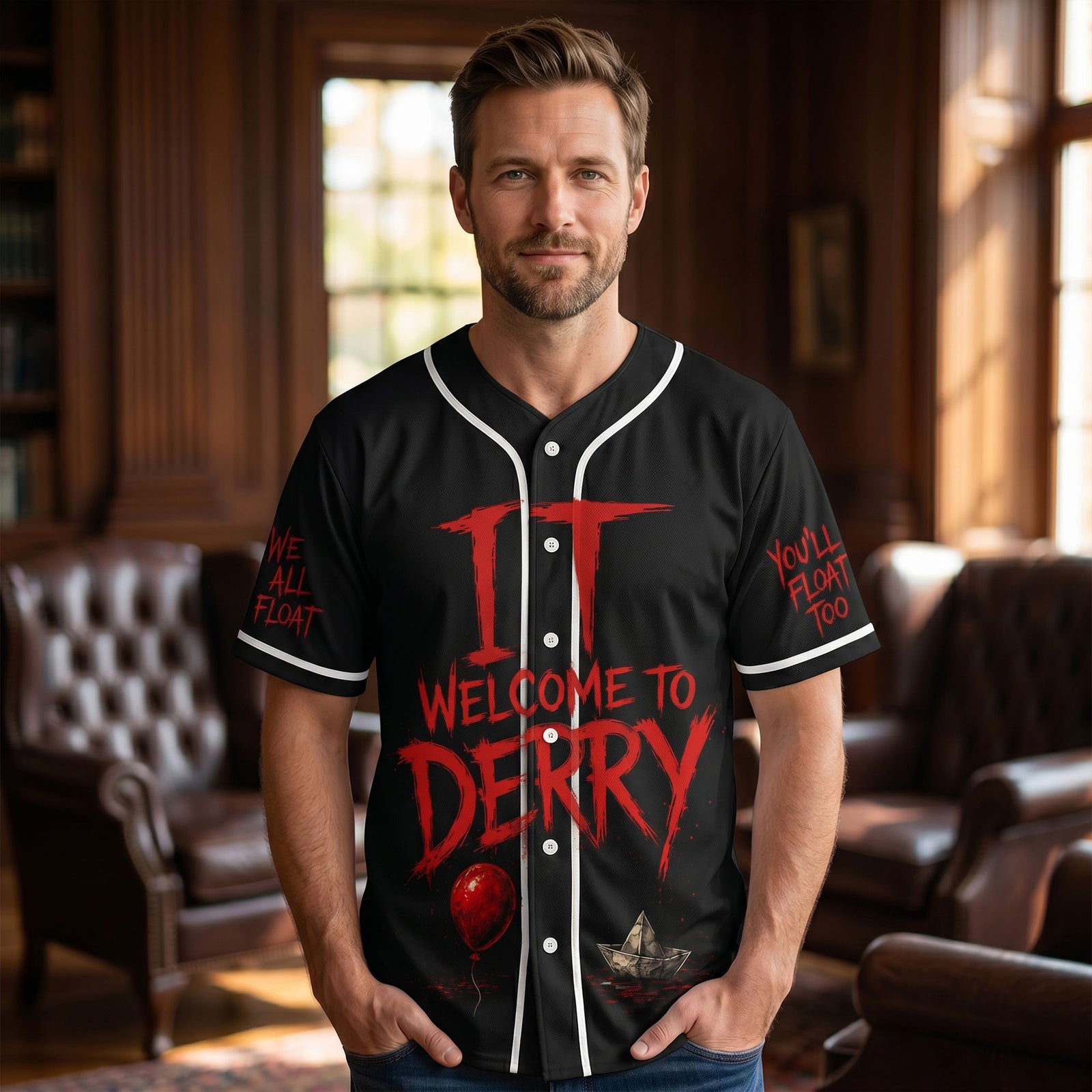 Creepy Carnival Legend Baseball Jersey - Personalized Gifts For Horror Lovers 05NATI110626-Homacus