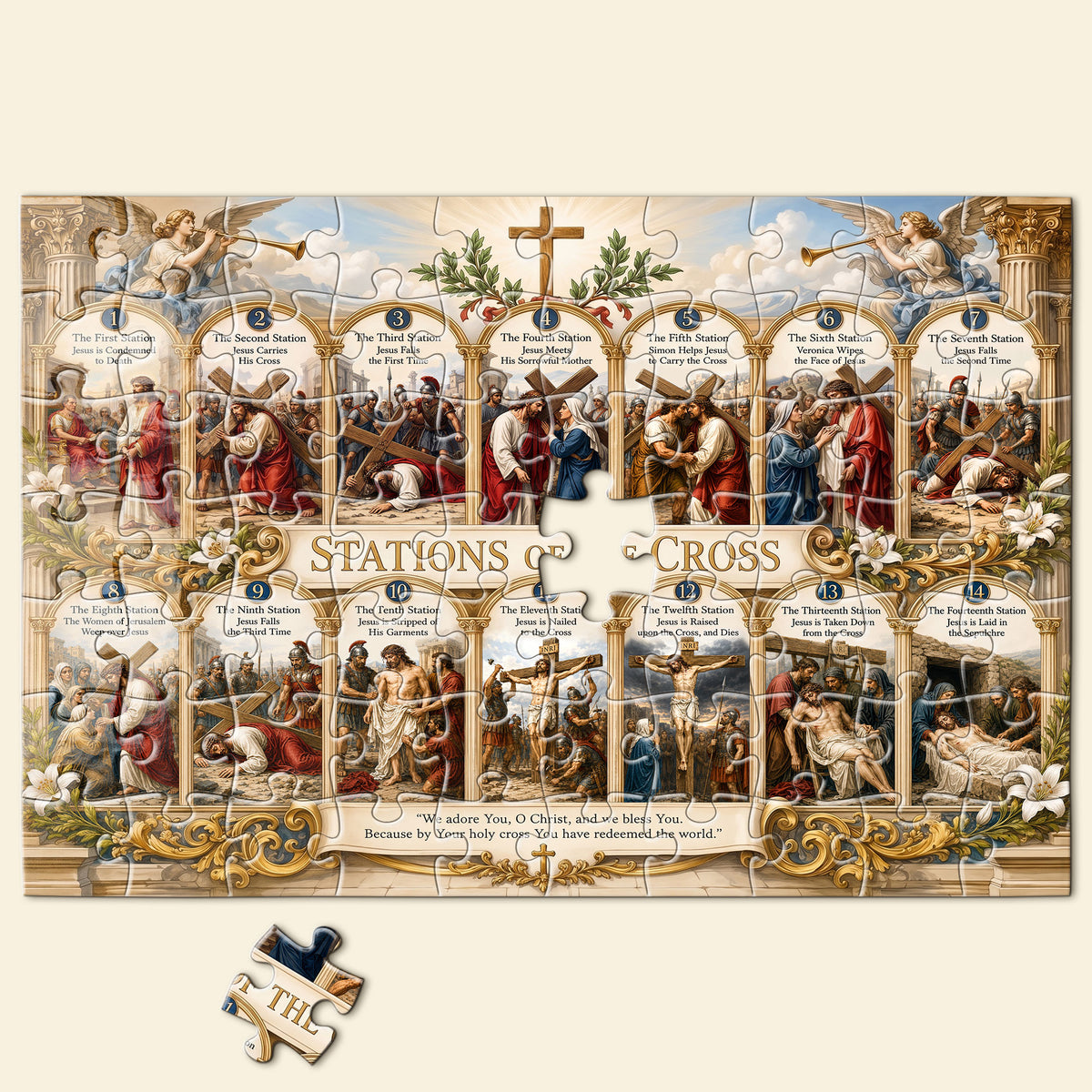 Faith Inspired Jigsaw Puzzle Personalized Gifts For Christians 02HUTI200726-Homacus
