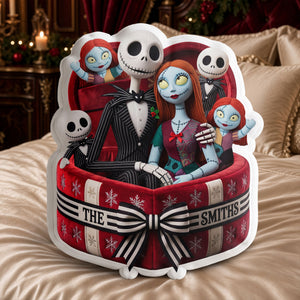 Cute Spooky Family Moments Pillow - Personalized Christmas Gifts For Family 01pati031026