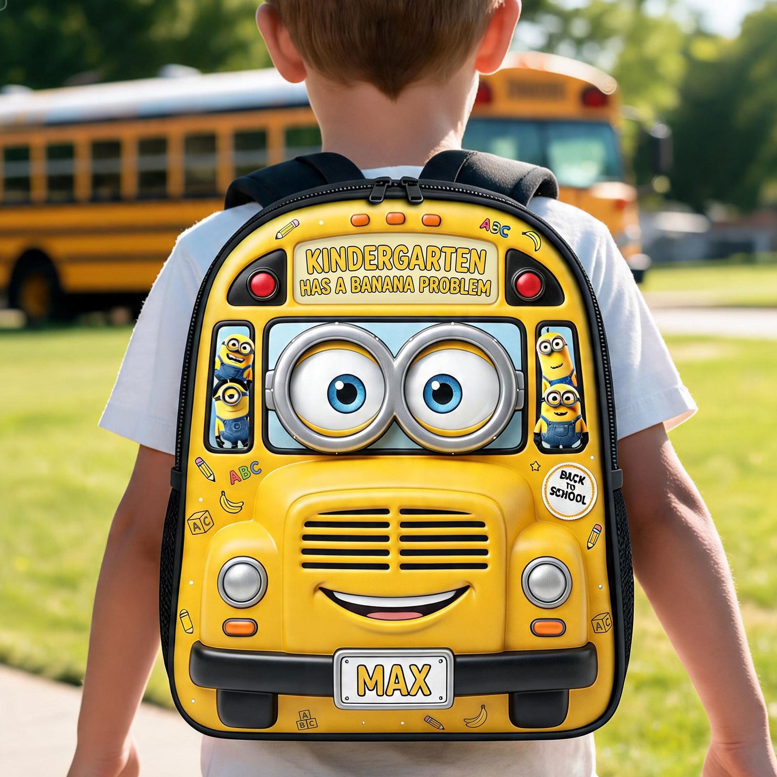 Cute Classroom Adventure Backpack - Personalized Gifts For Kids 03HATI010726-Homacus