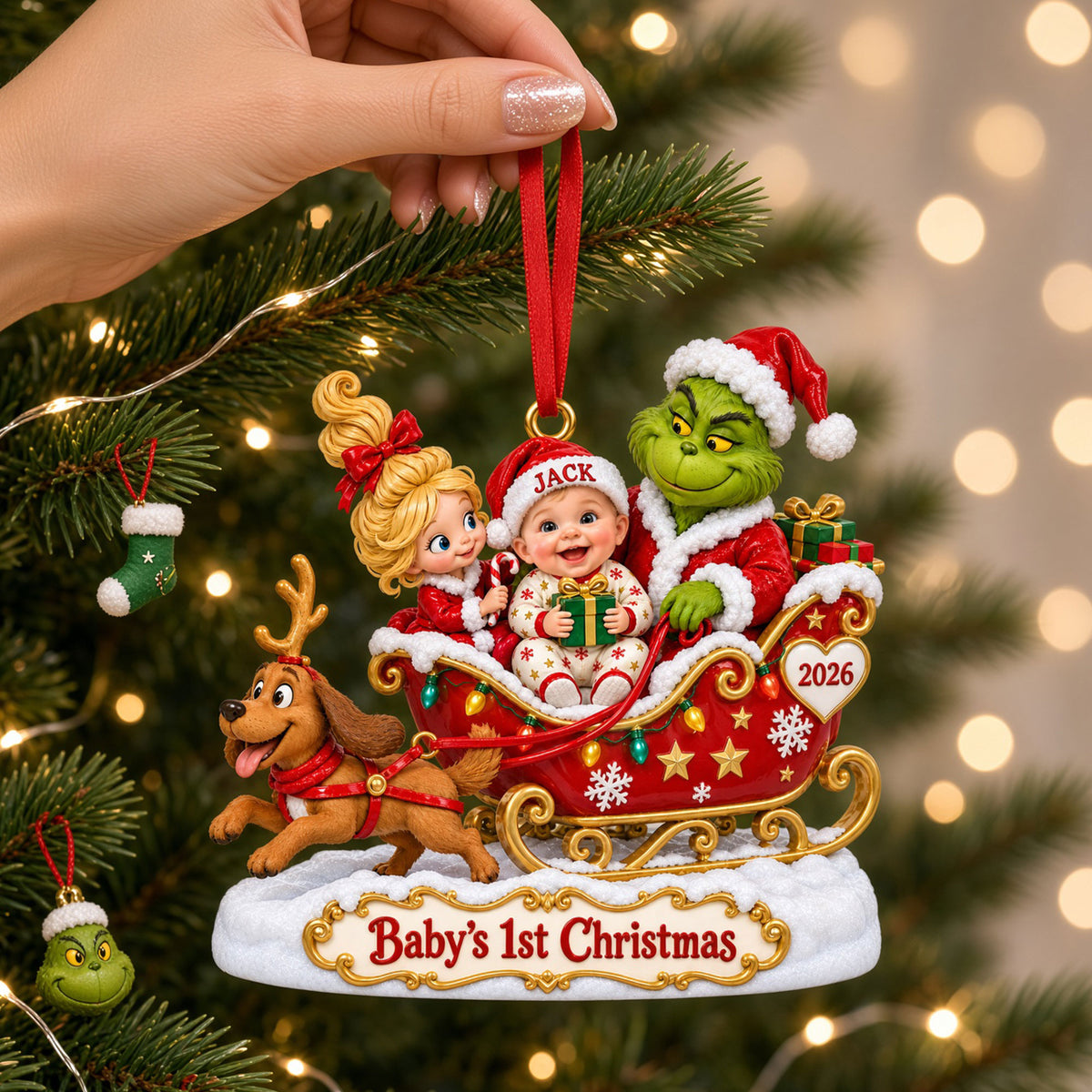 Baby’s 1st Christmas Ornament - Personalized Christmas Gifts 04tyti021026
