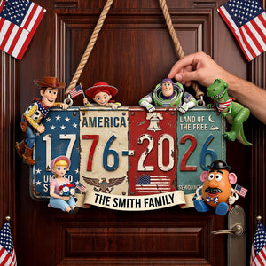 Patriotic Friends Acrylic Sign – American Celebration 04nati020626-Homacus