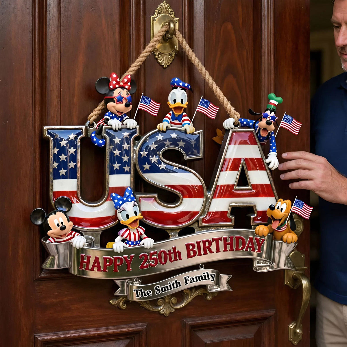 USA Birthday Family Acrylic Sign - Personalized Gifts For Family 04qhti290526-Homacus