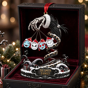 Creepy Cute Family Christmas Ornament - Personalized Gifts For Family 03ohti180926-Homacus
