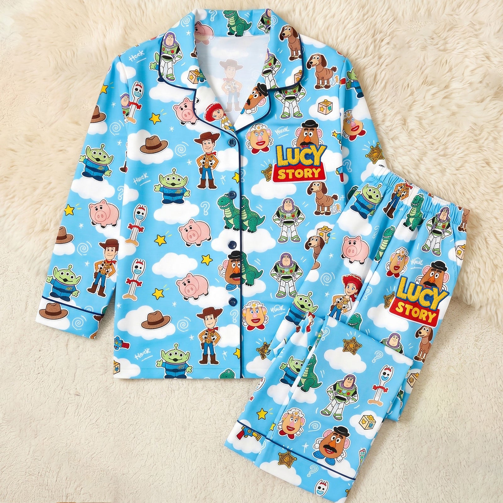 Cozy Friends Club Pajama - Personalized Gift 03PATI240626-Homacus
