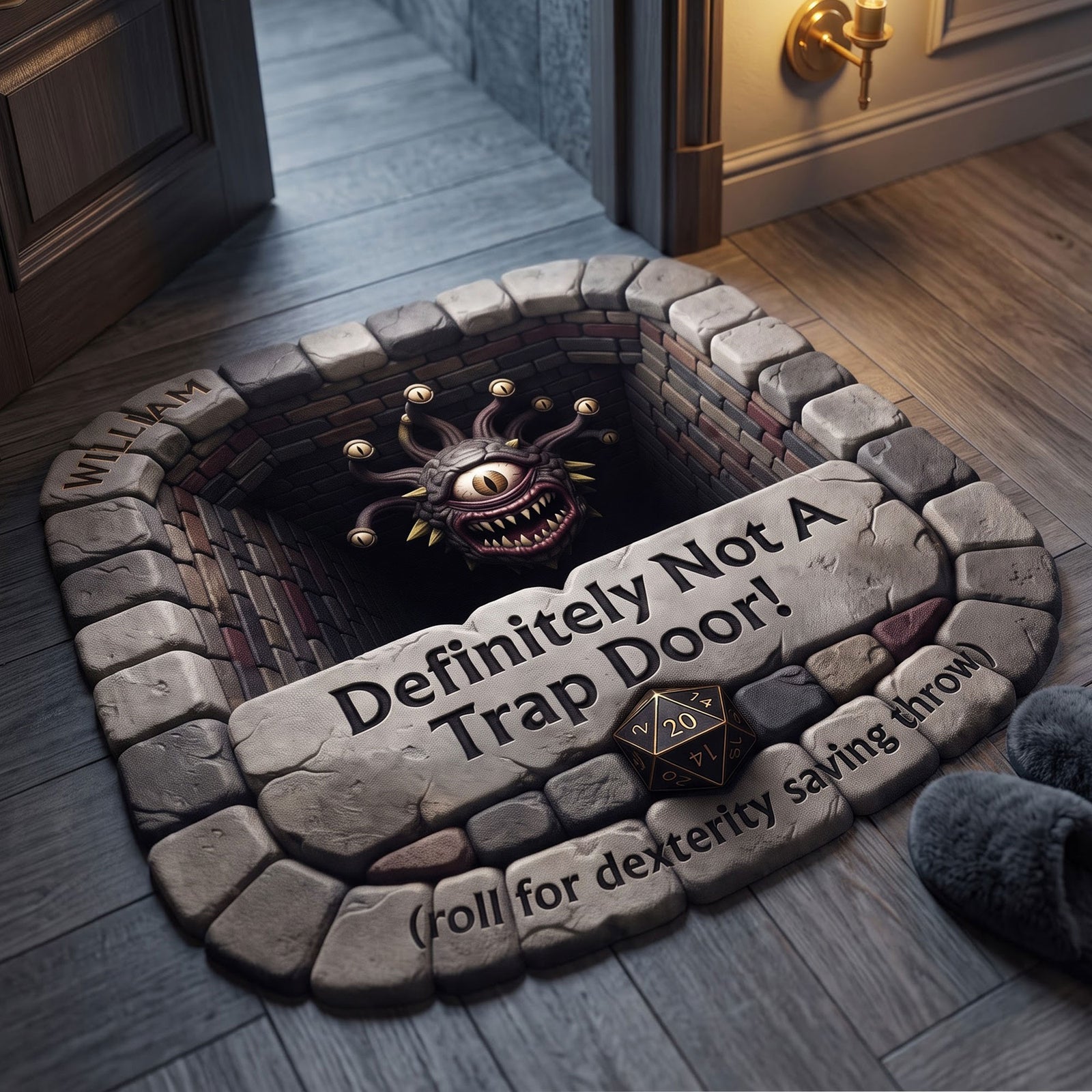 Mythic Realm Shaped Doormat - Personalized Gift For Gamers 04TYTI290726-Homacus
