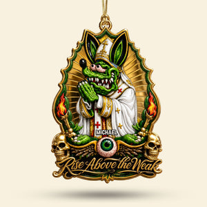 Fun Rat Fink Saint Ornament - Persoalized Gifts For Hot Rod Lovers 01qhti140826