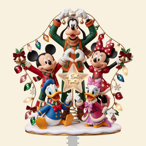 Lovely Christmas Friends Tree Topper - Personalized Christmas Gifts 01pati300926-Homacus