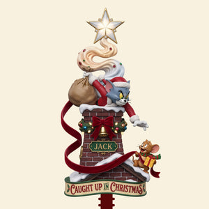 Christmas Catch-Up Acrylic Tree Topper - Personalized Gifts 01HATI240826