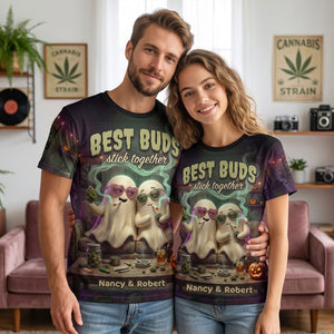 Funny Ghost Soulmates Shirt - Personalized Halloween Gifts For Couple 04toti140826