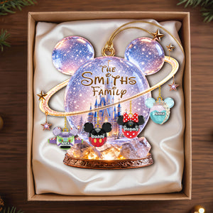 Christmas Family Castle Ornament - Personalized Gifts For Family Christmas Ornament 05OHTI050826-Homacus