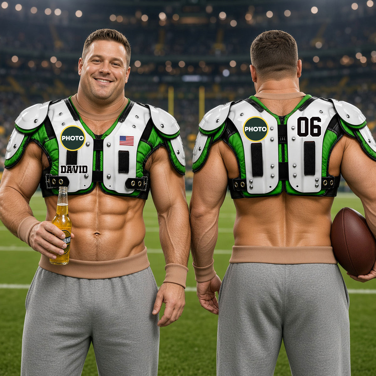 Funny Muscle Player Shirt - Personalized Gift For Sport Lovers 04HUTI051026-Homacus