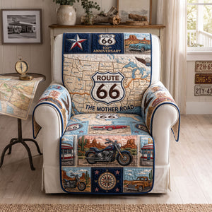 American Road Quited Sofa Cover, Personalized Gifts 02qhti300626
