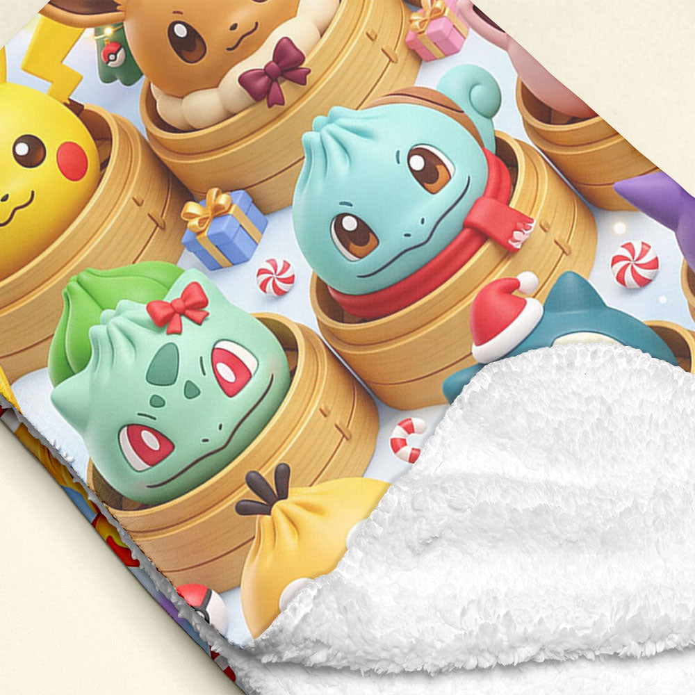 Lovely Dumpling Blanket - Personalized Christmas Gifts 01nati011026