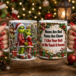 Funny Christmas Couple Coffee Mug - Personalized Gifts For Couple Coffee Mug 05NATI150926-Homacus