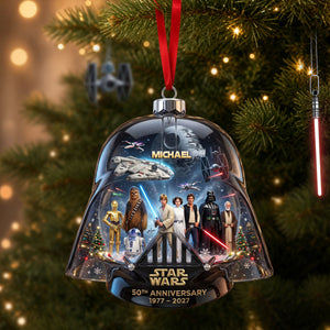 50 Years of Space Adventure Christmas Ornament - Personalized Gifts For Family 04NATI180926