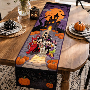 Enchanted Castle Halloween Table Runner - Personalized Gifts For Family 05NATI130826
