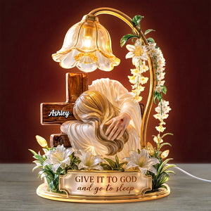 Trust In God Acrylic Light Box, Personalized Gift For Christians Girl 01qhti300626
