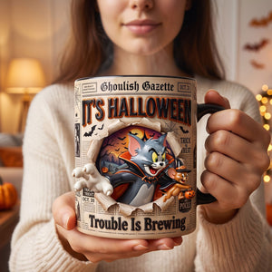 Halloween Trouble Coffee Mug - Personalized Gifts For Friends 05PATI100826-Homacus