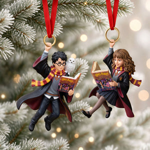 Mystical Reader Acrylic Ornament - Personalized Christmas Gifts For Book Lovers 04nati201026-Homacus