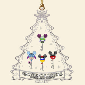 Our Family Bond Christmas Ornament - Personalized Gift For Brother & Sister 041OHTI310726