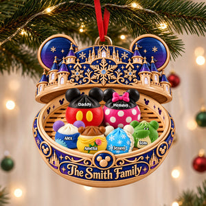 Dumpling Family Ornament - Personalized Gifts For Family Christmas Ornament 02OHTI280926-Homacus
