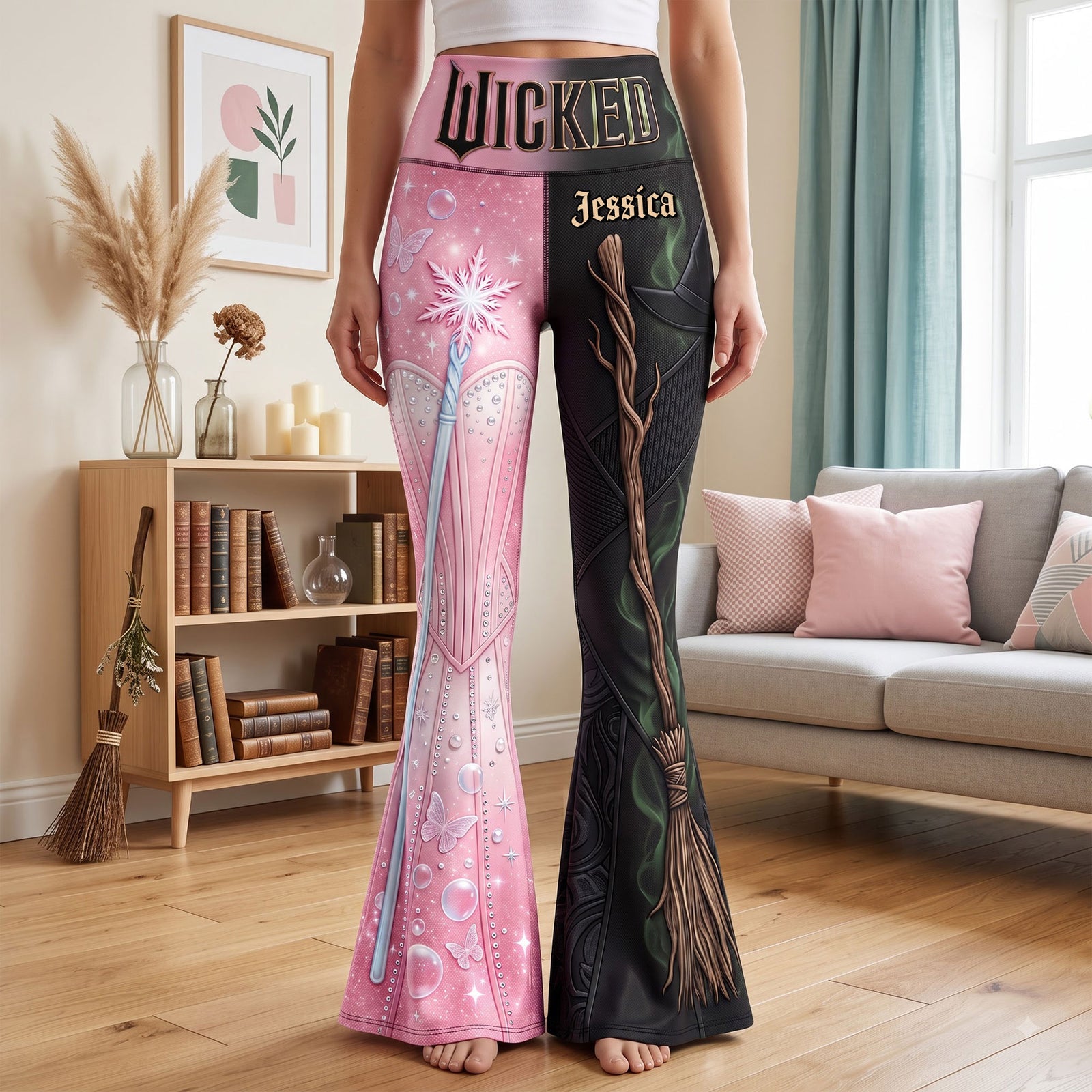 Fantastical Flare Leggings - Personalized Gifts 03nati290726-Homacus