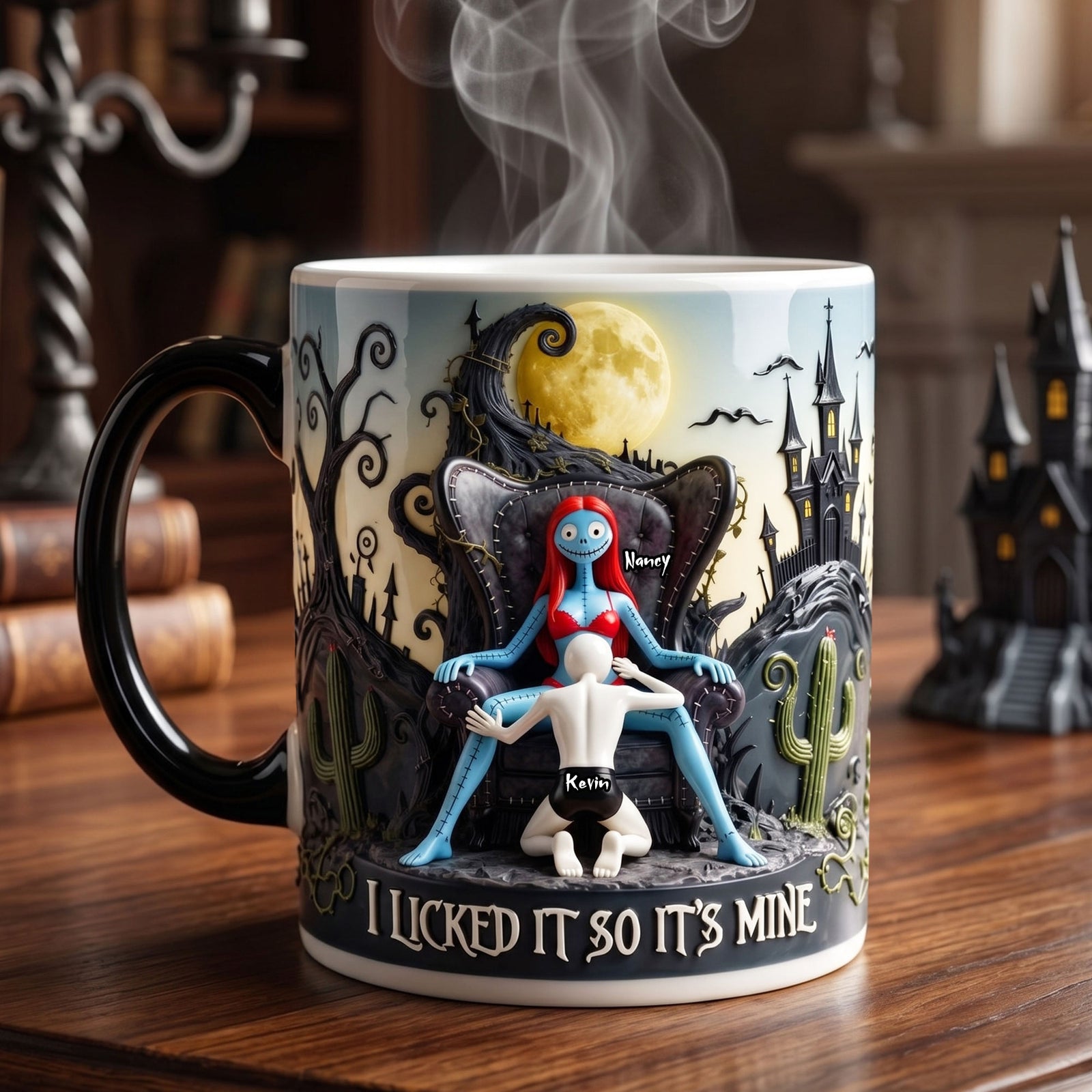 Gothic Naughty Couple Magic Coffee Mug - Personalized Gifts For Couple 05ohti280526-Homacus