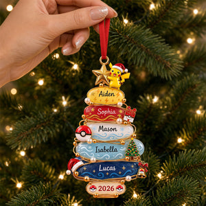 Lovely Mischief Christmas Acrylic Ornament - Personalized Christmas Gifts For Family 01pati081026-Homacus