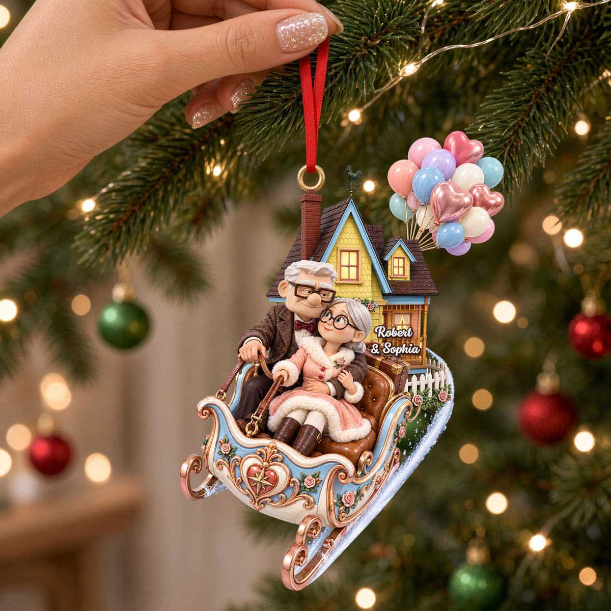 Together Till The End Ornament - Personalized Christmas Gifts For Couple 05qhti140926-Homacus
