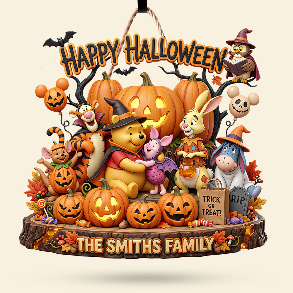 A Little Spooky, Big Love Acrylic Sign - Personalized Gifts For Family 05PATI040826