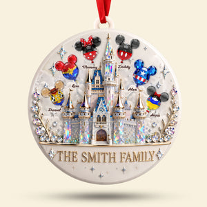 Balloon Family Ornament - Personalized Gifts For Family Christmas Ornament 01OHTI290826