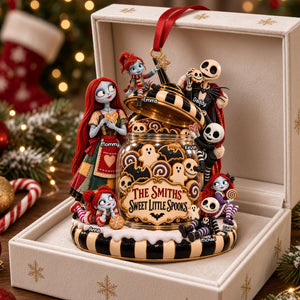 Sweet Little Spooky Family Ornament - Personalized Christmas Gifts For Family 03hati211026-Homacus