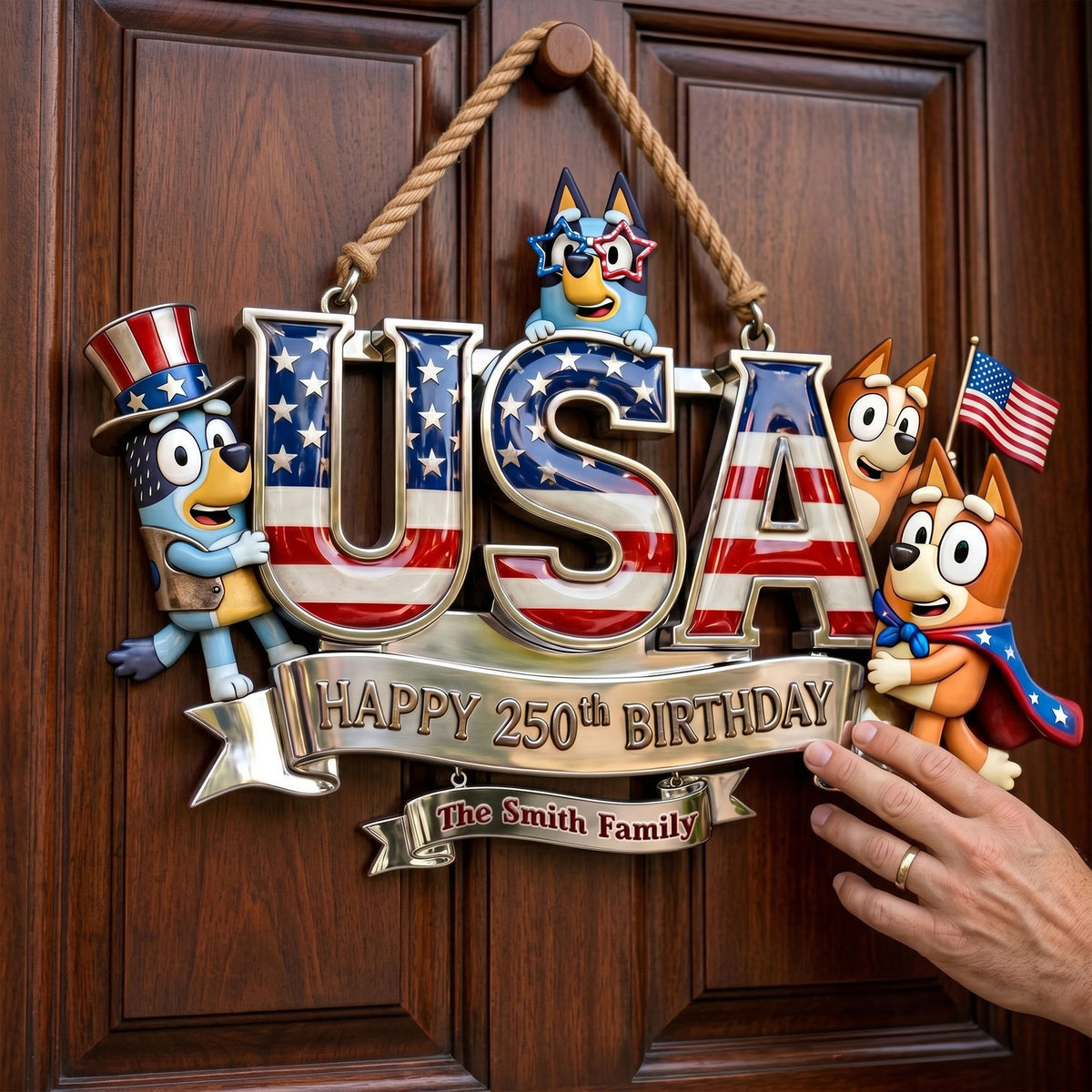USA 250th Anniversary Acrylic Sign - Personalized Gifts For Patriots 05qhti290526