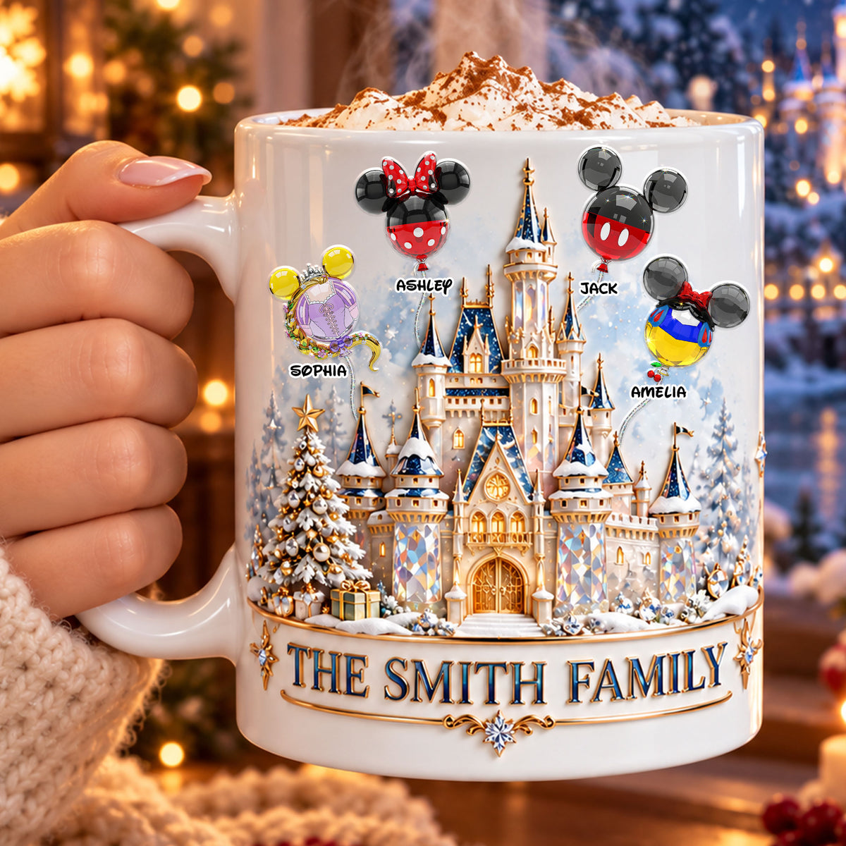 Snowy Kingdom Family Coffee Mug - Personalized For Family 05OHTI231026-Homacus